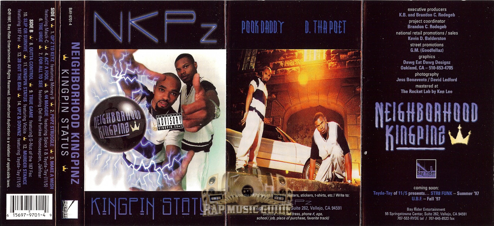 Neighborhood Kingpinz Kingpin Status Cassette Tape Rap Music Guide